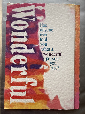 Thank u 4 being so wonderful someone special blue mountain arts greeting card