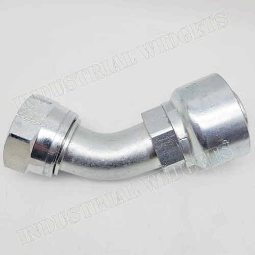 Parker 13743-24-24 Crimp x JIC 43 Series 45° Swivel Elbow fitting 1-1/2"