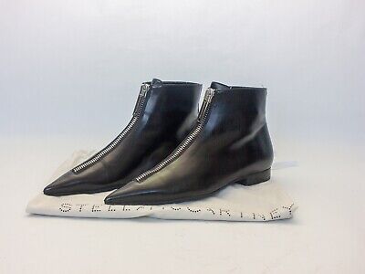 859$ Stella McCartney Zipit Vegetarian Leather Ankle Boots 859$ Stella McCartney Zipit Vegetarian Leather Ankle Boots