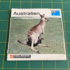 Australia VIEWMASTER 3 Reels  Sleeve/Booklet View Master B-299 D Australien 2E