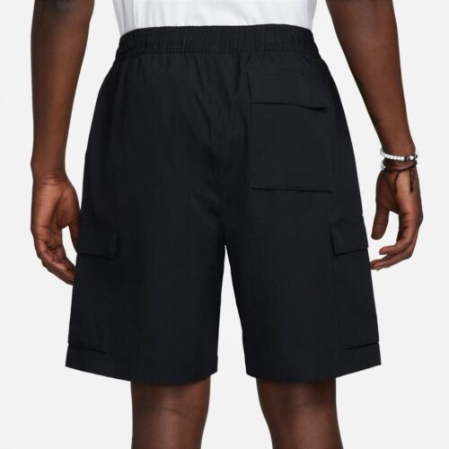 Nike Club Woven Cargo Shorts Black/White Men's 2XL BNWT - 第 2/8 張圖片