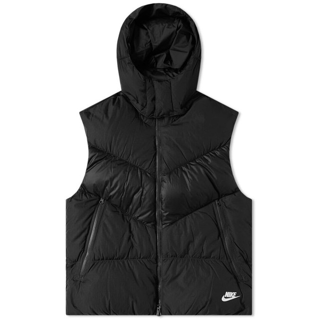 nike body warmer with hood