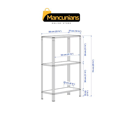 Heavy Duty Metal Shelving Storage Unit Indoor/Outdoor Garage Plant Rack 2 Sizes - Picture 3 of 6