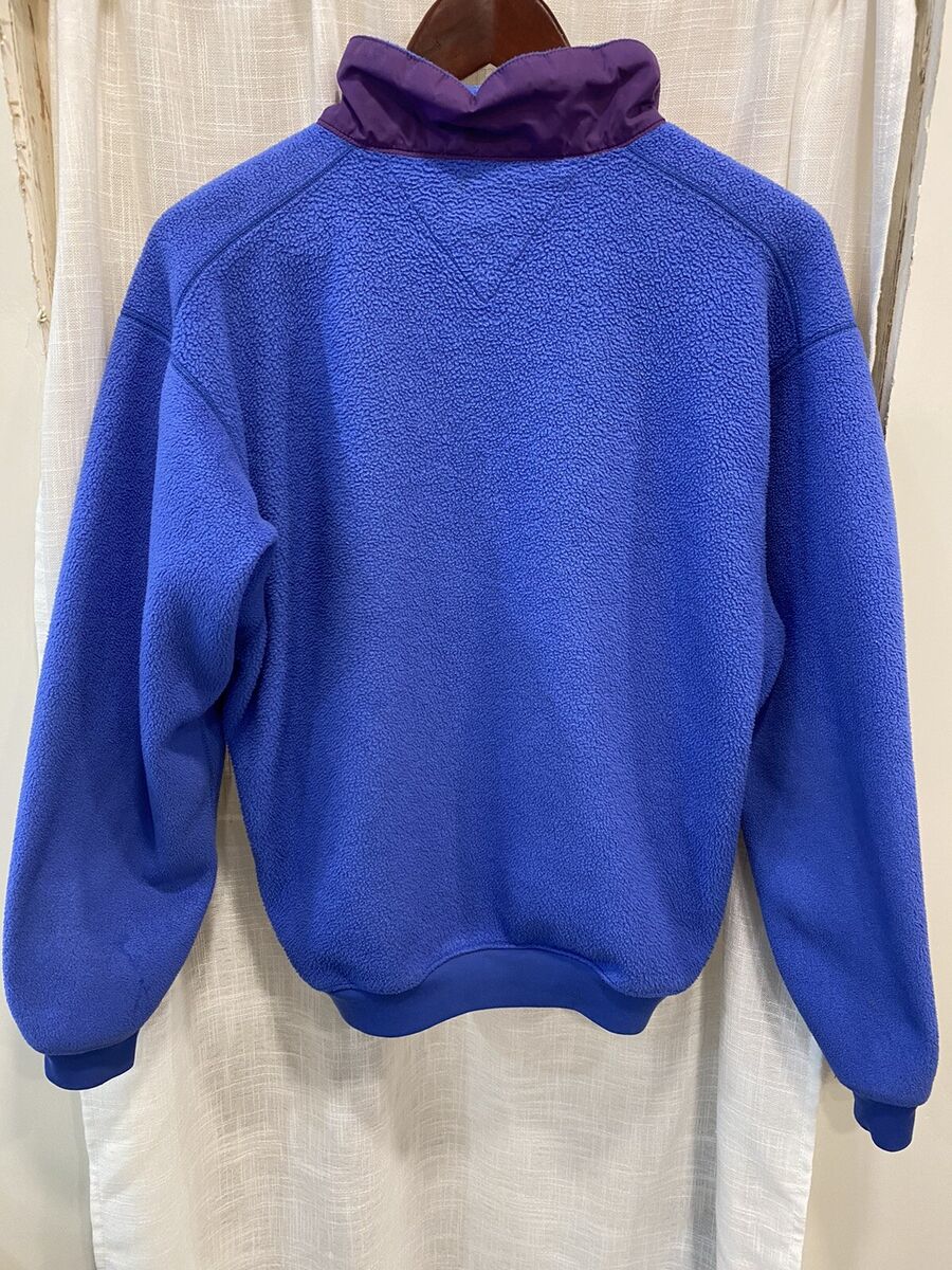 Vintage Patagonia Fleece 1/4 Button Pullover USA Made M MED Vintage Patagonia Fleece 1/4 Button Pullover USA Made M MED