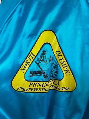 Chaqueta cortavientos de béisbol de nailon Natl Forest Fire de colección de los 80 NFPA Olympic PNW para hombre - Imagen 2 de 12