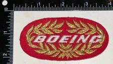 VINTAGE Boeing Aerospace Aviation Company Tinsel Patch