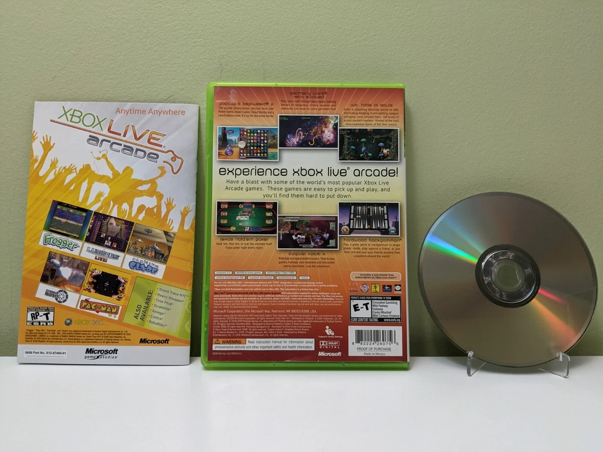 Xbox live arcade best sale unplugged volume 1