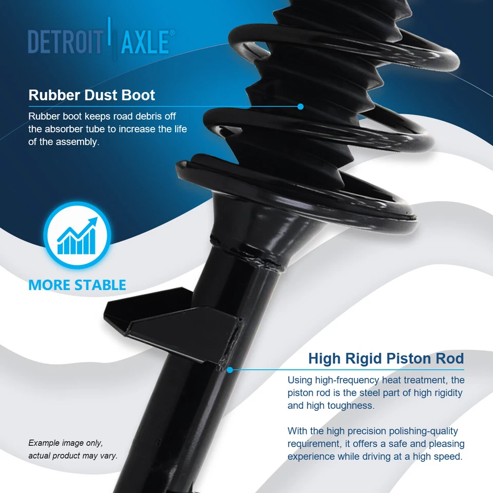 Front Rear Complete Strut Spring Assembly for Ford Taurus Mercury Sable Sedan - Image 4 of 4