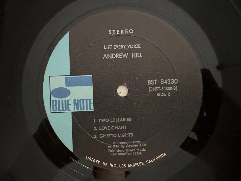 Andrew Hill "Lift Every Voice" LP - Blue Note BST 84330 Van Gelder - PROMO CLEAN - Image 4 of 4