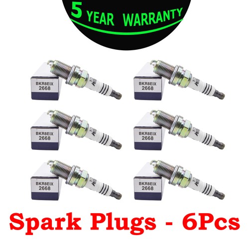 Set of 6 ngk BKR8EIX 2668 Iridium Spark Plugs Racing Colder New US Ship - Bild 2 von 24