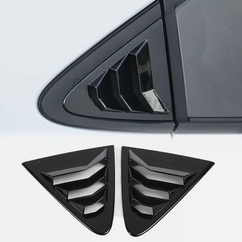 2Pc Glossy Black Side Vent Window Louver Cover Trim For Toyota Corolla 2020-2024 - Bild 2 von 6