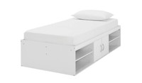 Freddie Storage Cabin Bed - White