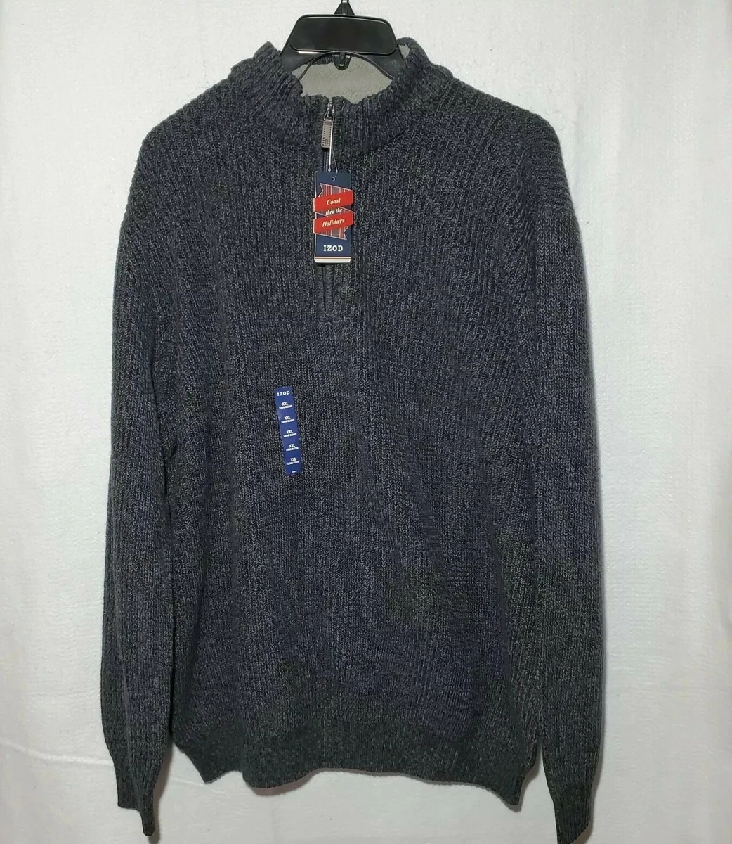 Izod high neck best sale long sleeve pullover sweater