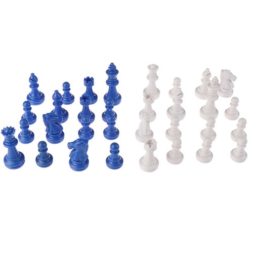 1Set 32Pcs Chess Set Plastic Ps For Adults Travel Chess Pieces Games Kids T SFG - Picture 2 of 12