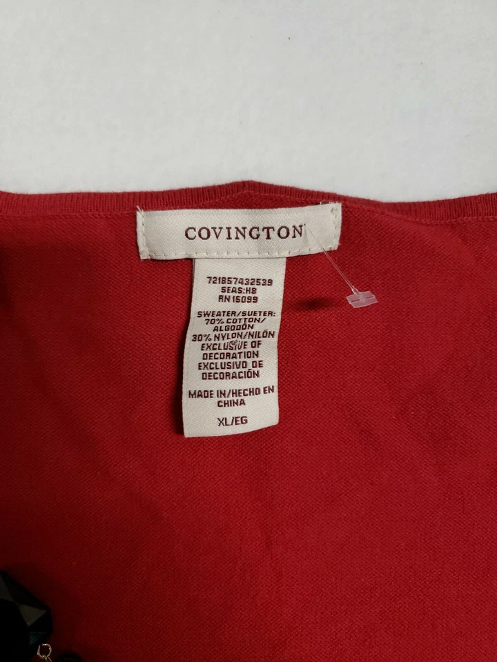 Covington Para Mujer XL Top Imperio Cintura Campana Manga Collar Tanque Informal Oficina Foto 3 de 4