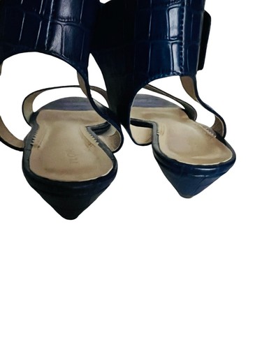 Florsheim Blue Leather Stroppy Sandals Size 40 - Picture 6 of 6