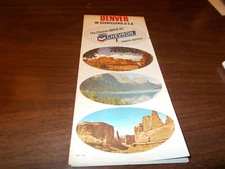 1967 Chevron Denver Vintage Road Map 