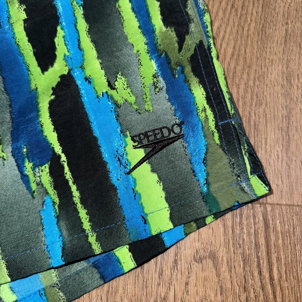 Pantalones Cortos de Natación Speedo XL Para Hombres De Colección Estampados por Todas Partes Festival Mermeladas Retro Años 80 90 Foto 2 de 4