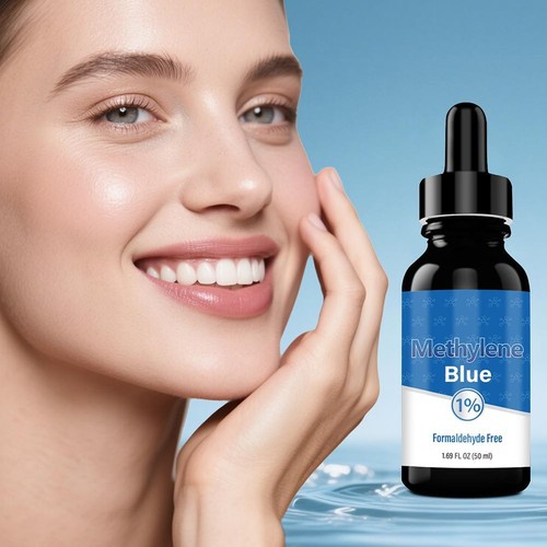 100% czyste niebieskie krople metylenowe - klasa farmaceutyczna 50 ml - Zdjęcie 4 z 13