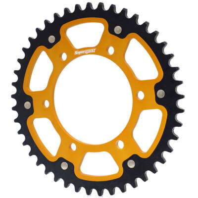 SUPERSPROX STEALTH ORANGE CROWN 520 Z 42 for KTM 640 LC4 Adventure 1998-2007