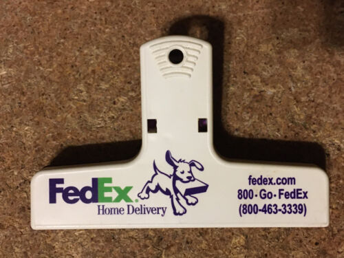 5X FEDEX SNACK CHIP CLIP CANE CONSEGNA A DOMICILIO EVANS 52840 / ERRATEWAY052 - Foto 9 di 13