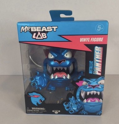 Mr Beast Lab Panther Vinyl Figure Rare Metallic Moose Figure Toy Super Rare