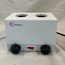 Omwah Lotion Or Ultrasound Gel Warmer 2 well Model: LW-303 - Tested & Working