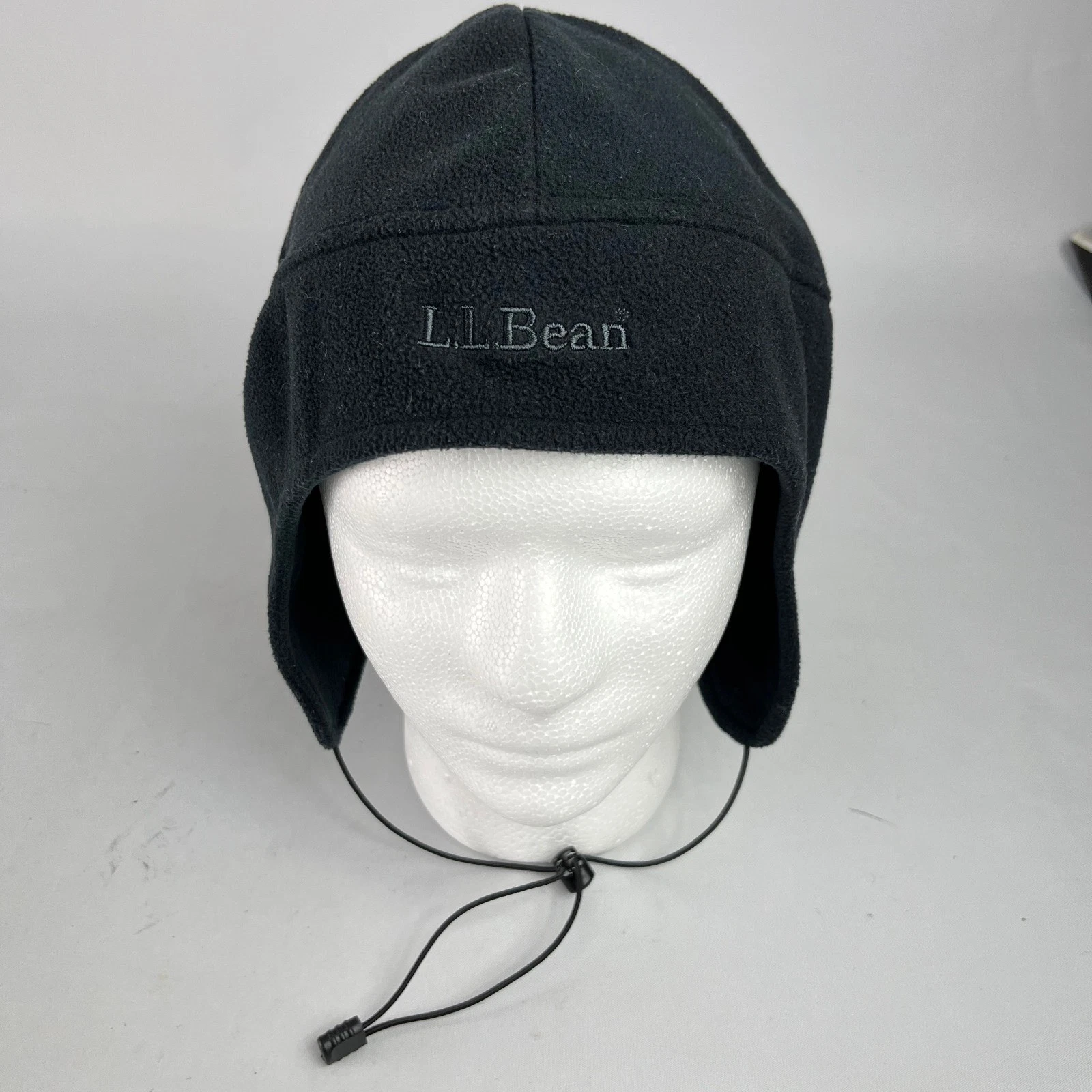 L.L. Bean Trapper Style Beanie Hat Fleece The Weather Channel - Clean - L / XL