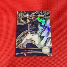 2022 Panini Chronicles Spectra Kris Bryant Holo Prizm Baseball Card #12