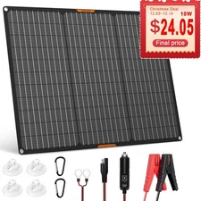 Solar Panel 10 20 30 50 watt 12V Trickle Charger Battery Charger Maintainer Car