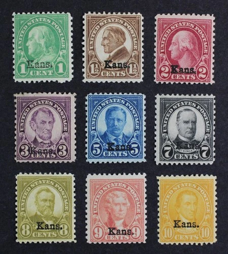 CKStamps: US Stamps Collection Scott#658/668 Mint H OG Incomplete