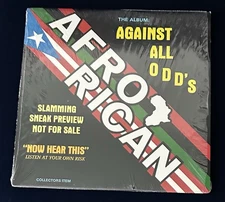 Afro Rican Against All Odds 1989  Hip Rock Records RARE PROMO RED Vinyl LP M-