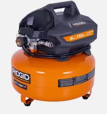 RIDGID 6 Gal. 150 PSI Portable Electric Pancake Air Compressor