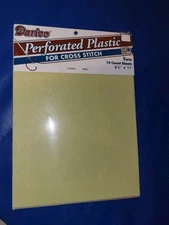 Darice 14 CT (14 holes to Inch) Perforated Plastic Canvas 2 Sheets 8.25 X 11