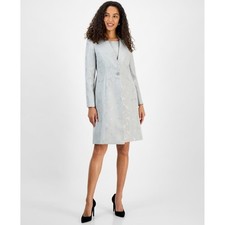 Le Suit Women s 2-Piece Set 12P New with Tags Small Flaw Jacquard Dress