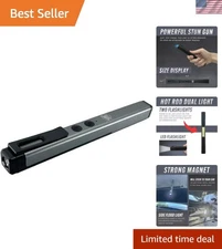 Tactical Pain Pen Stun Gun - 25,000,000 Volts with Pocket Clip for Quick Access