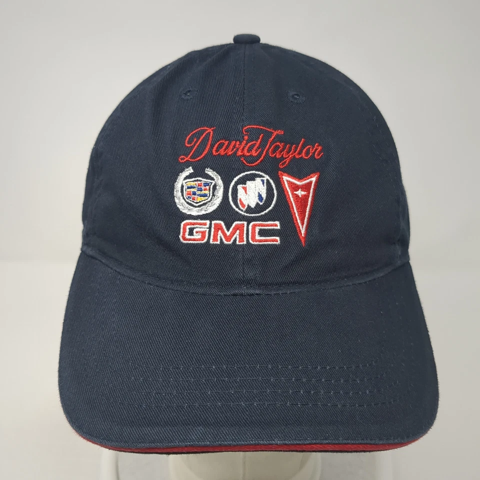 Sombrero David Taylor GMC Slideback Azul Talla Única Ajustable Bordado Foto 2 de 4