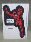 1976 DAREDEVIL STICKER Topps vintage Marvel Super Heroes comic book hero card