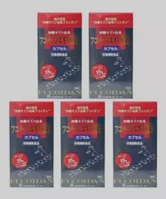Fucoidan Extract Bulk Powder Capsules Set of 5 Seaweed Supplement Kanehide Bio I