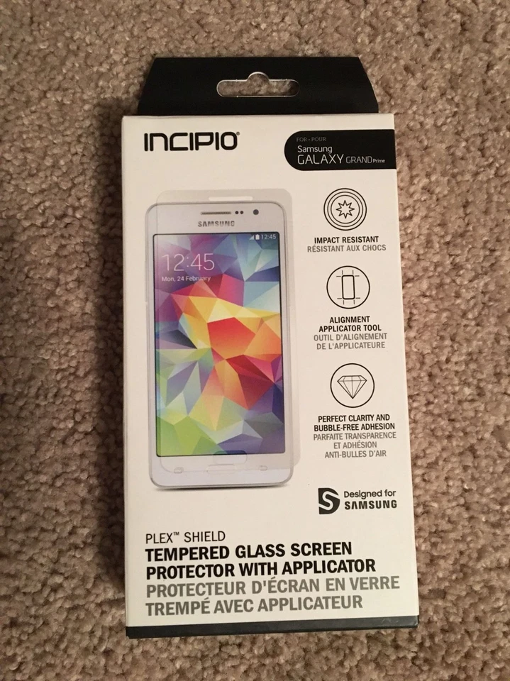 Protetor de tela Incipio Samsung Galaxy Grand Prime vidro temperado PLEX! - Imagem 3 de 4