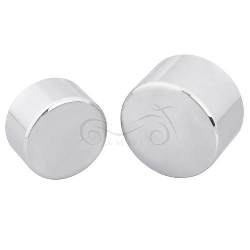 CNC Cut Aluminum Rear Axle Nut Cover Cap For Harley Dyna FXD FXDWG Softail FXST - Picture 7 of 9