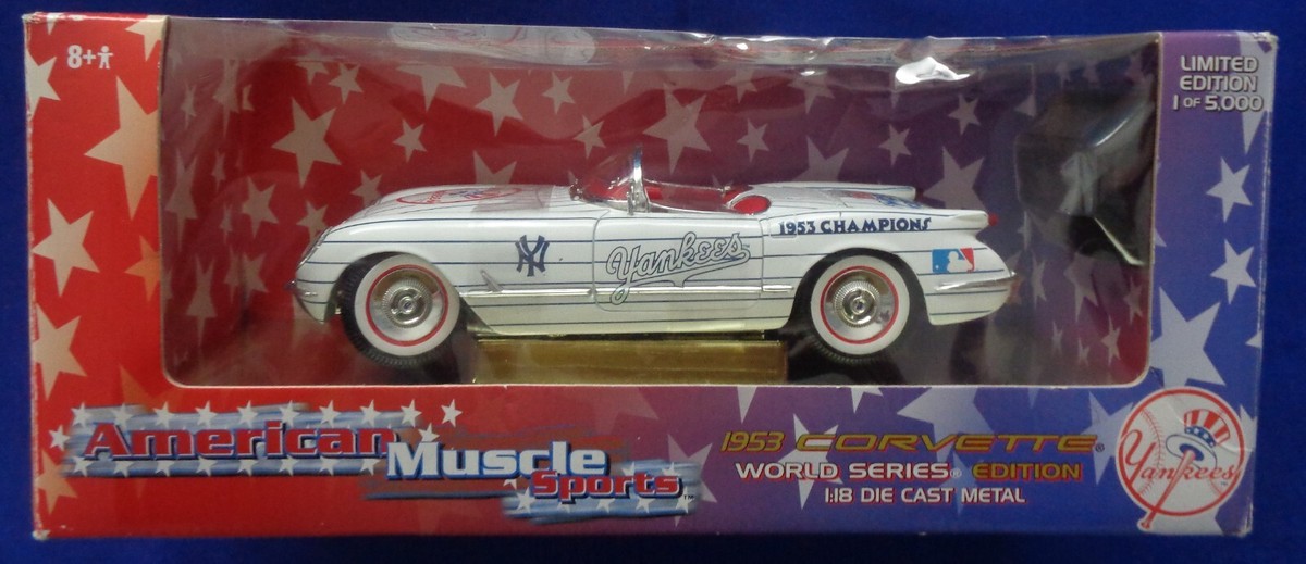 大幅値下げ1:18ミニカー☆1953 Corvette ヤンキース特別版 大幅値下げ1:18ミニカー☆1953 Corvette ヤンキース特別版