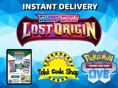 25 x LOST ORIGIN Live Pokemon Booster Codes Online INSTANT QR EMAIL DELIVERY