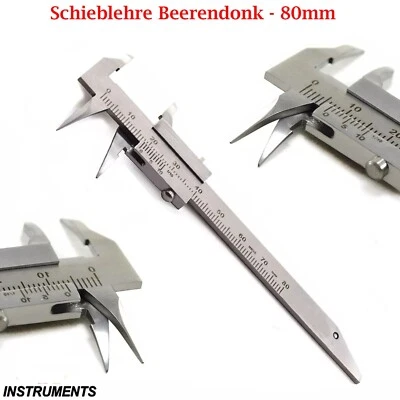 SLITE TECH INSTRUMENTS Dental Schieblehre Zürcher Modell Münchner Beerendonk KFO Messlehre Zahntechnik