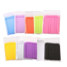 100Pcs Dental Microbrush Disposable Applicators Tips Micro Brush Clean 4Sizes po
