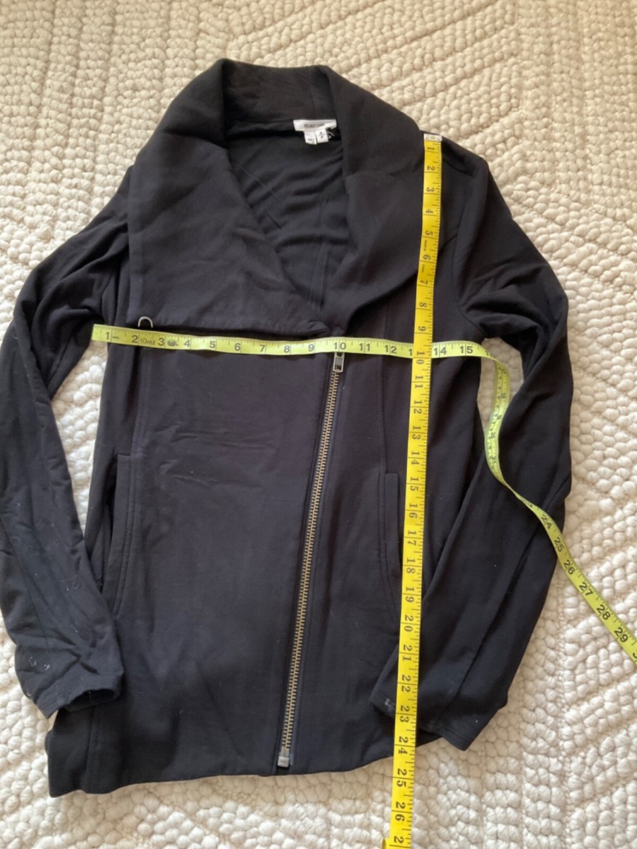 ジャケット・アウター HELMUT LANG asymmetry coat Helmut Lang Black Asymmetric Zip Jersey Knit Jacket Size