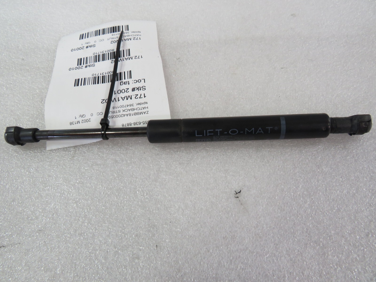 Maserati M138, Coupe, Spyder, Trunk Shock, Used, P/N 384700118