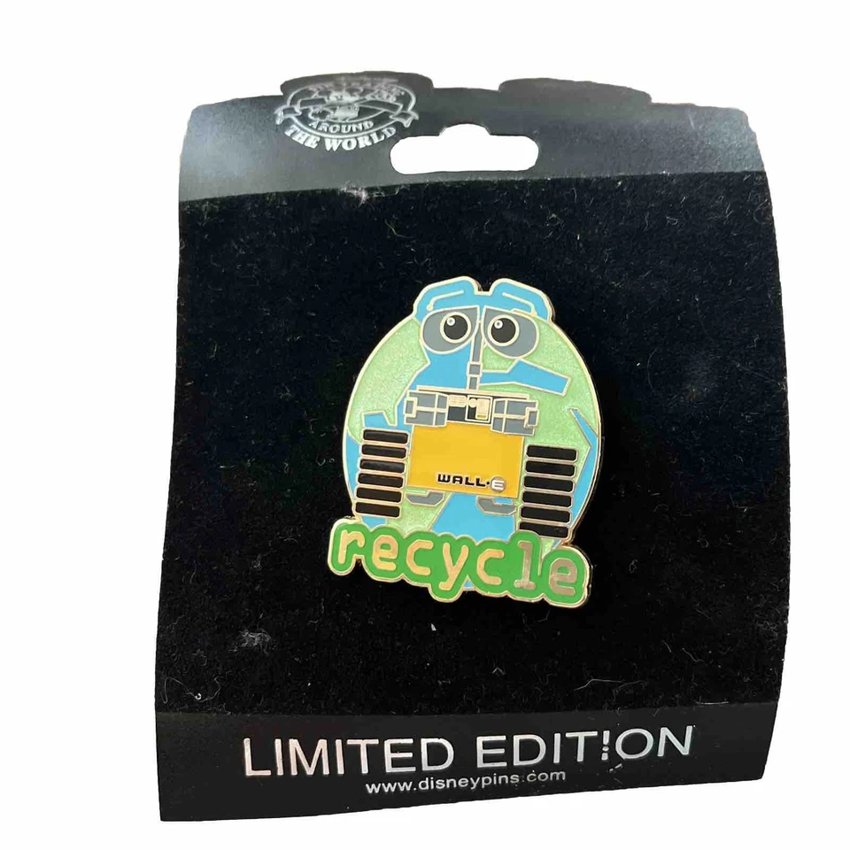 DISNEY SHOPPING ACTITUD WALL-E RECICLAR LE 250 PIN RARO 2010 Foto 4 de 4