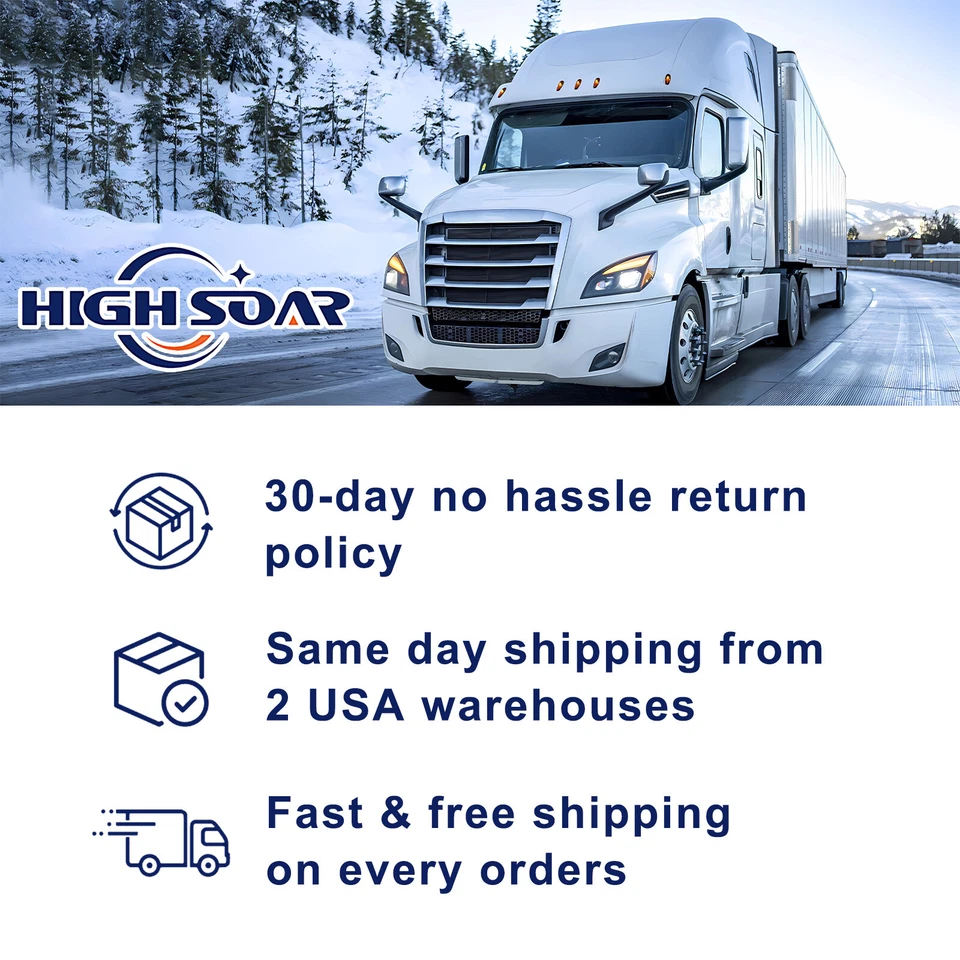 Hood Mirror Chrome for 2008-2017 International Harvester ProStar Tractor Truck Foto 2 de 4