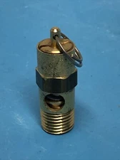 165 PSI BRASS SAFETY PRESSURE RELIEF POP OFF VALVE, AIR TANK, COMPRESSOR,  1/4"